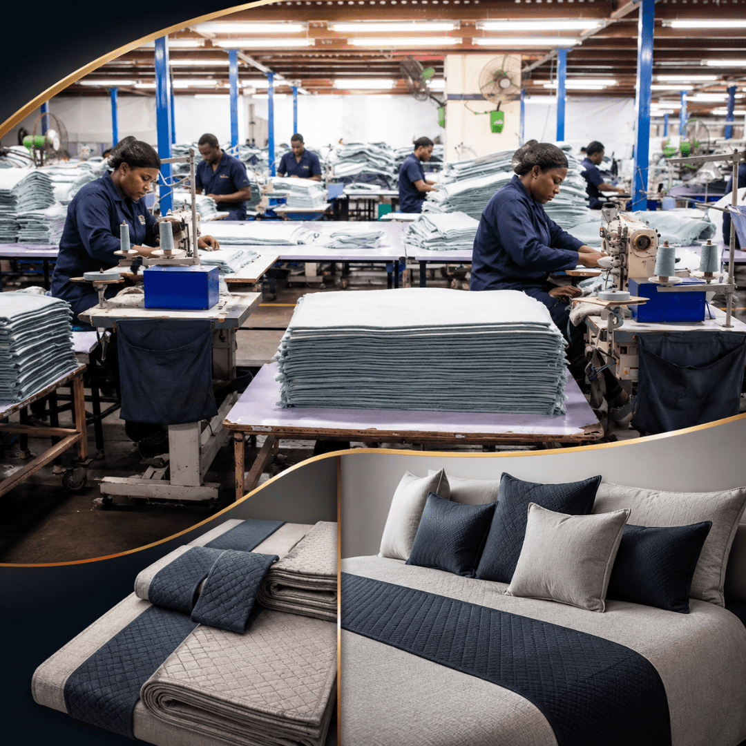 Custom textile product manufacturing