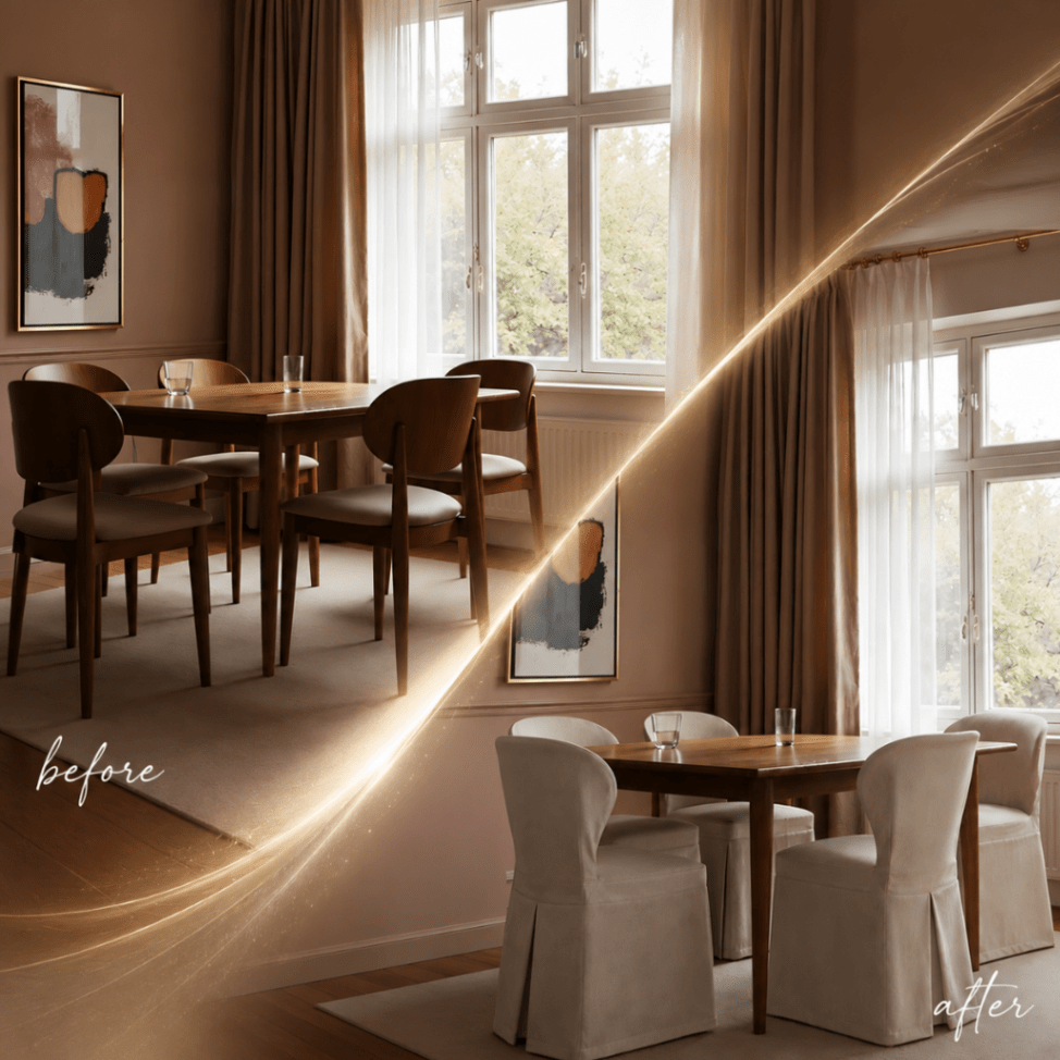 Dining chair covers