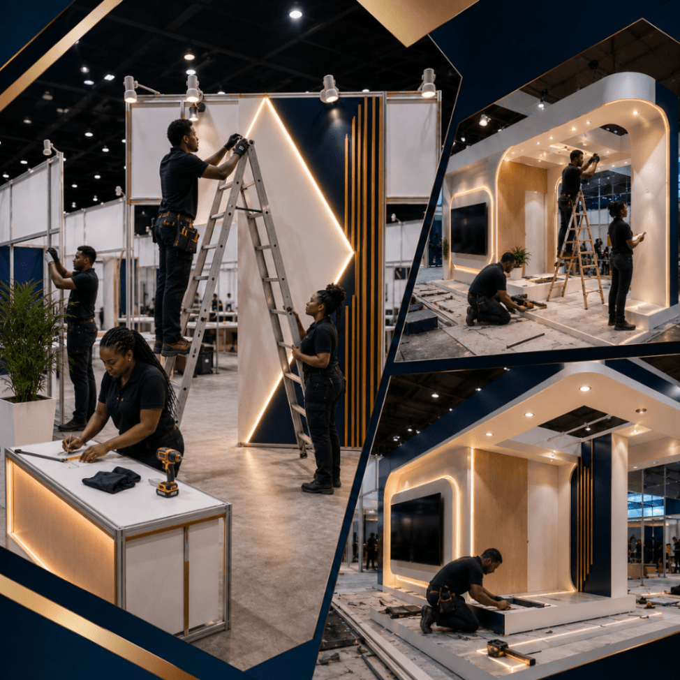 Exhibition setup