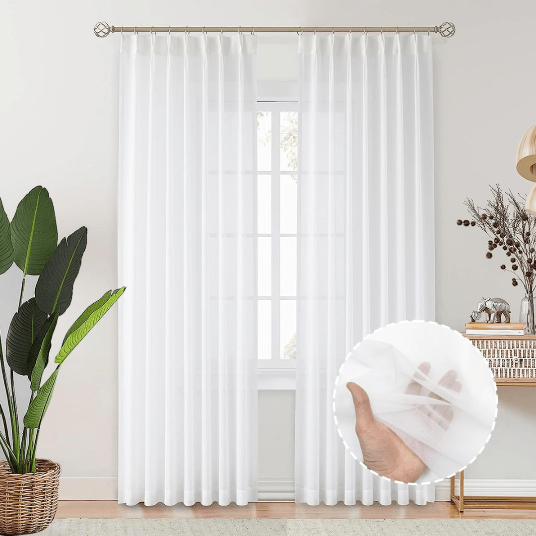 Sheer curtains