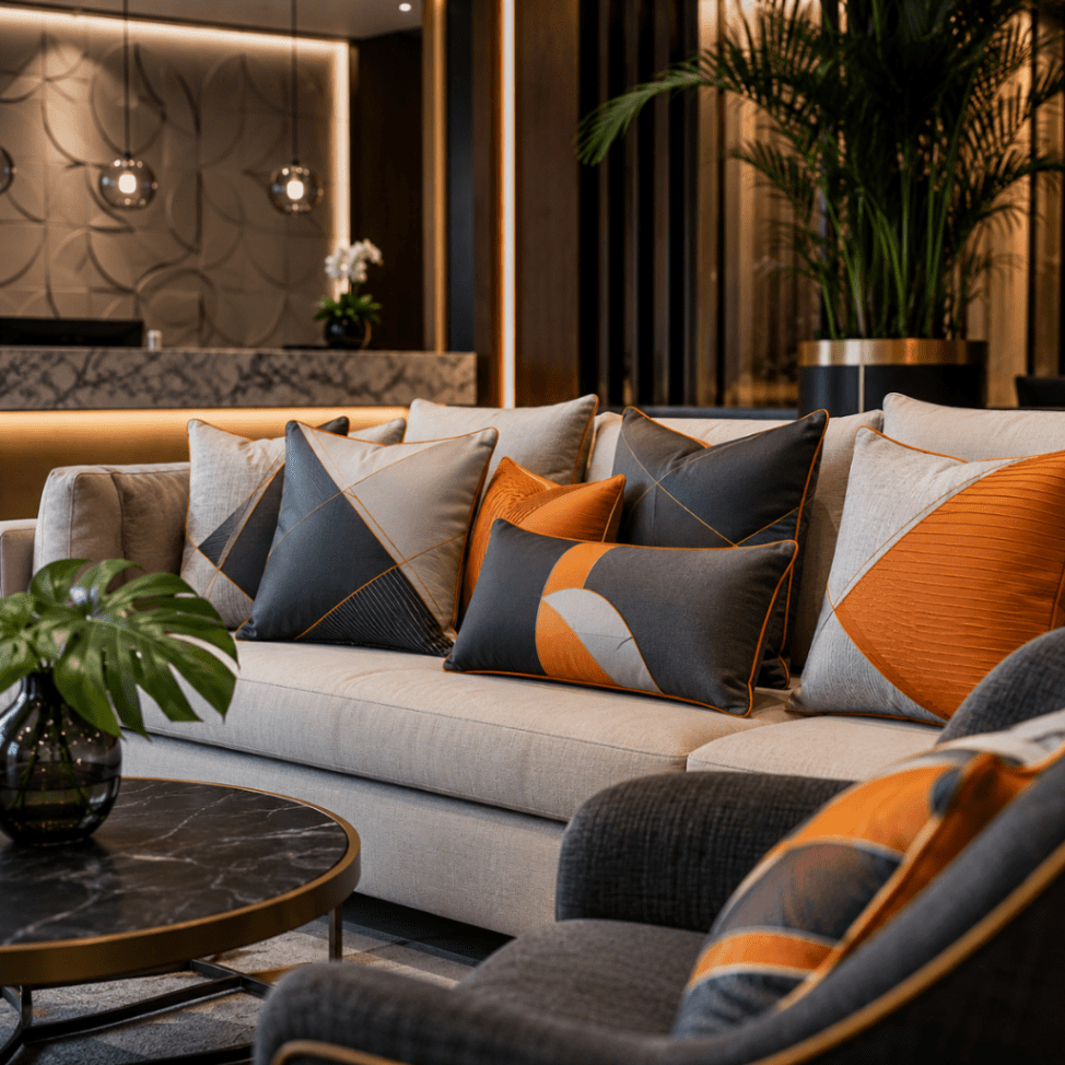 Branded cushions