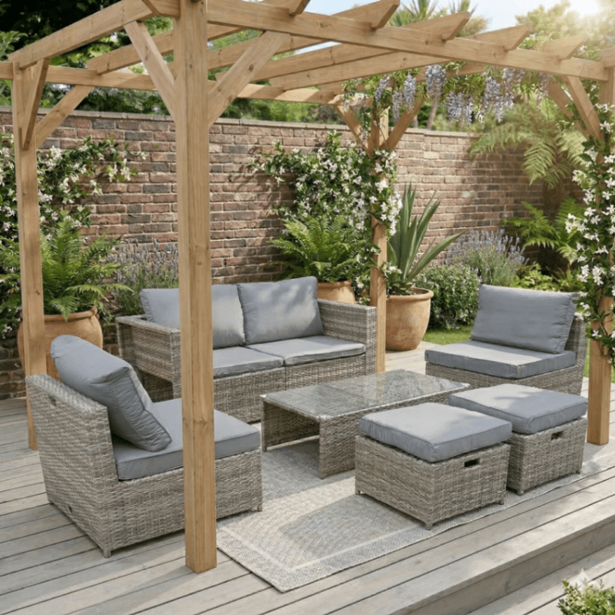 Garden furniture cushions