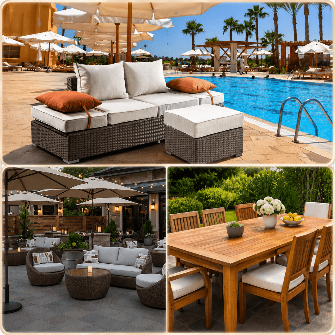 Outdoor hospitality furniture solutions