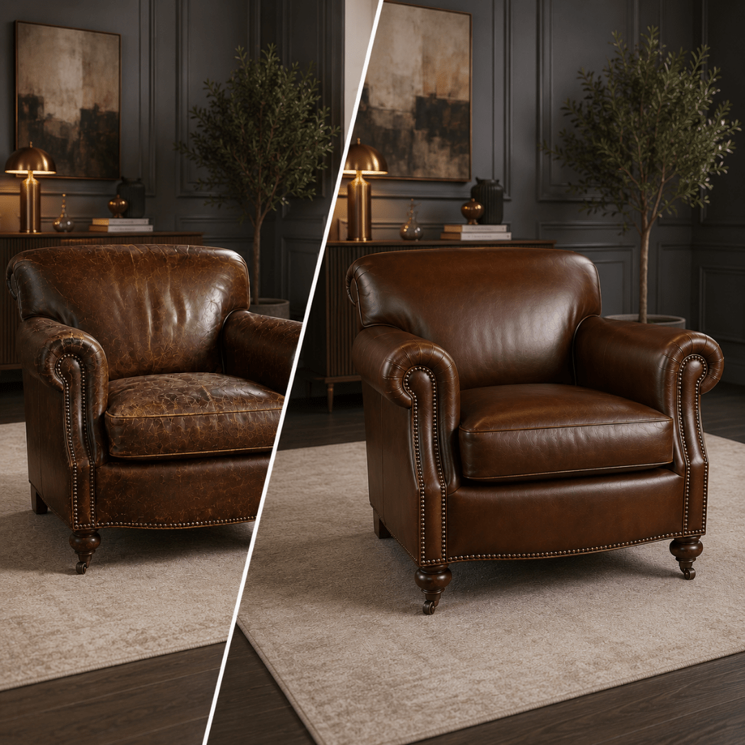 Leather restoration