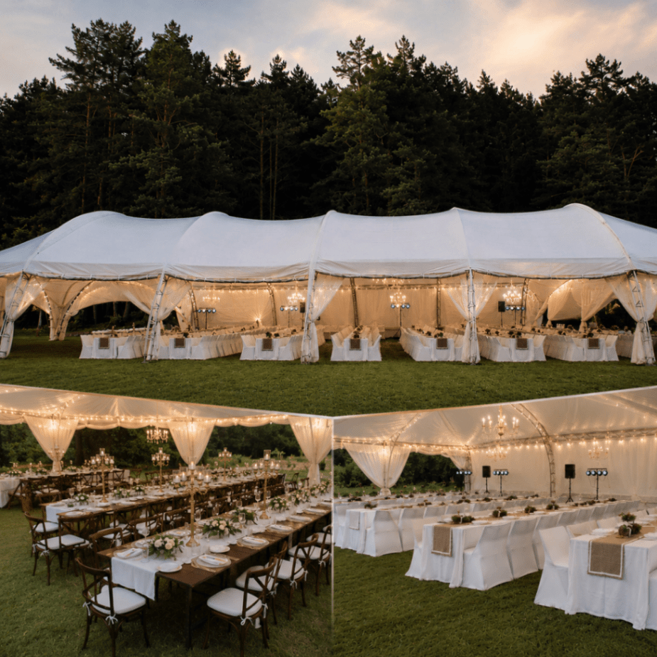 Event tent supply and installation