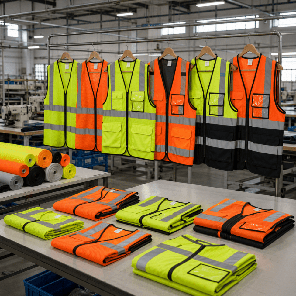 Reflective safety vests