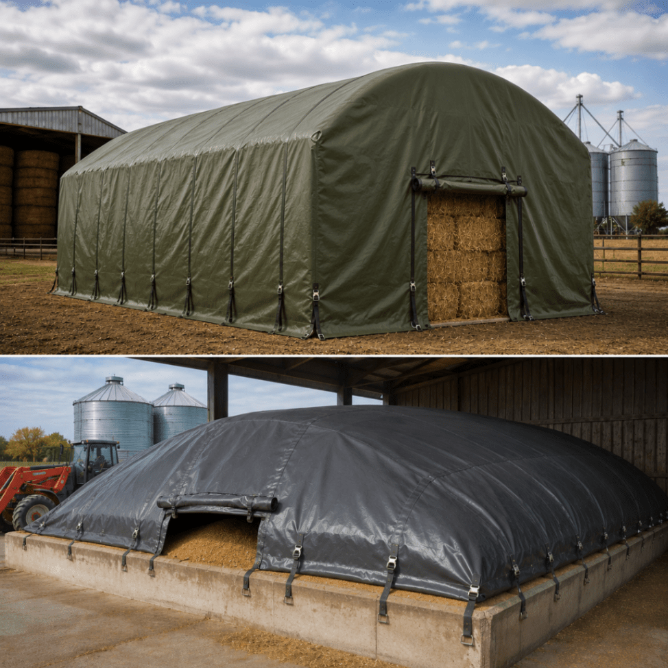 Feed storage covers