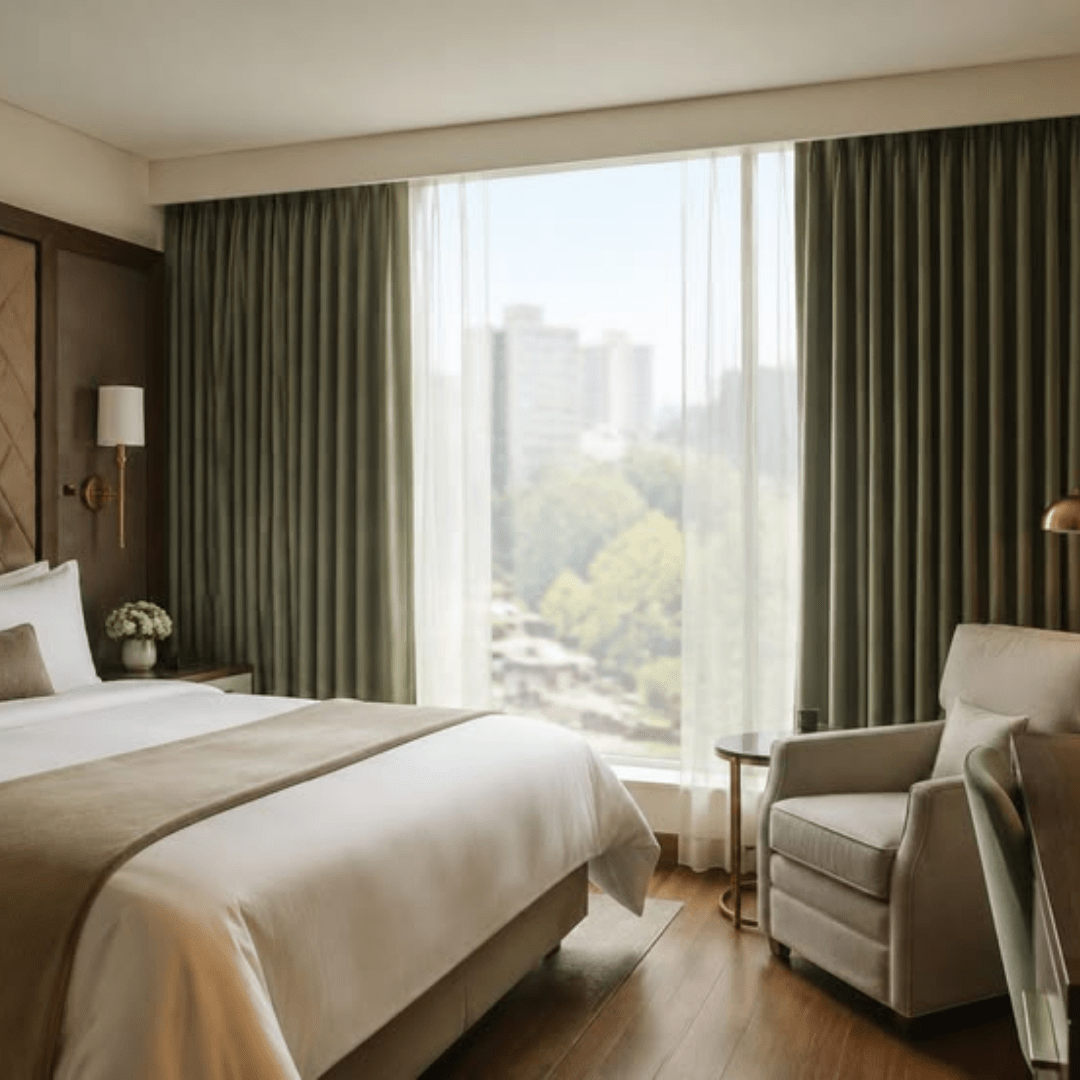Hotel curtains