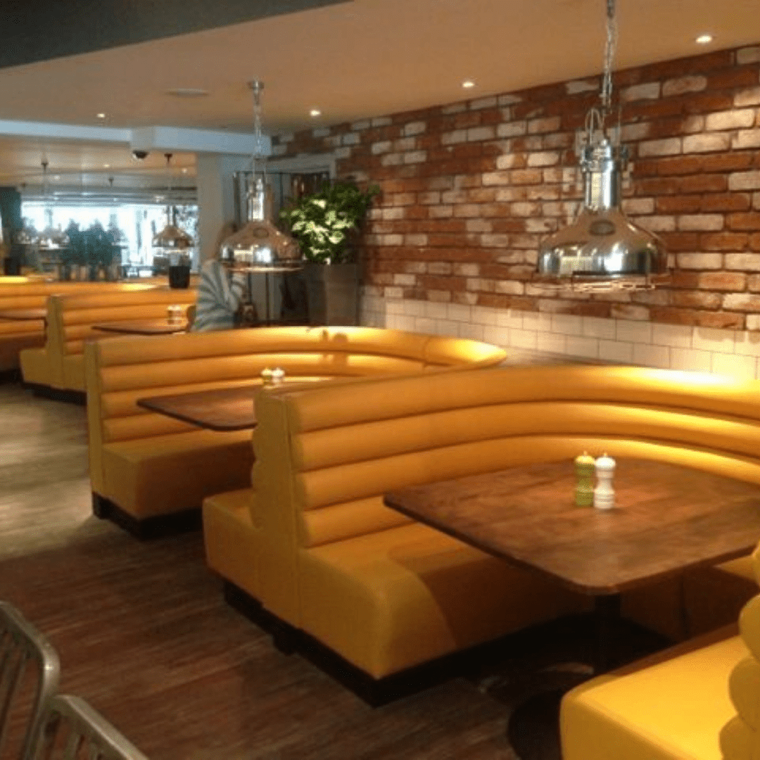 Booth seating upholstery