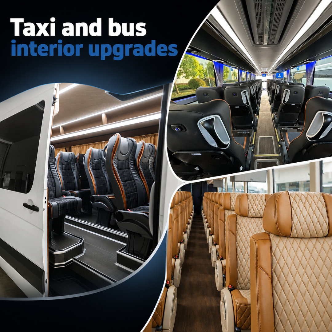 Taxi and bus interior upgrades