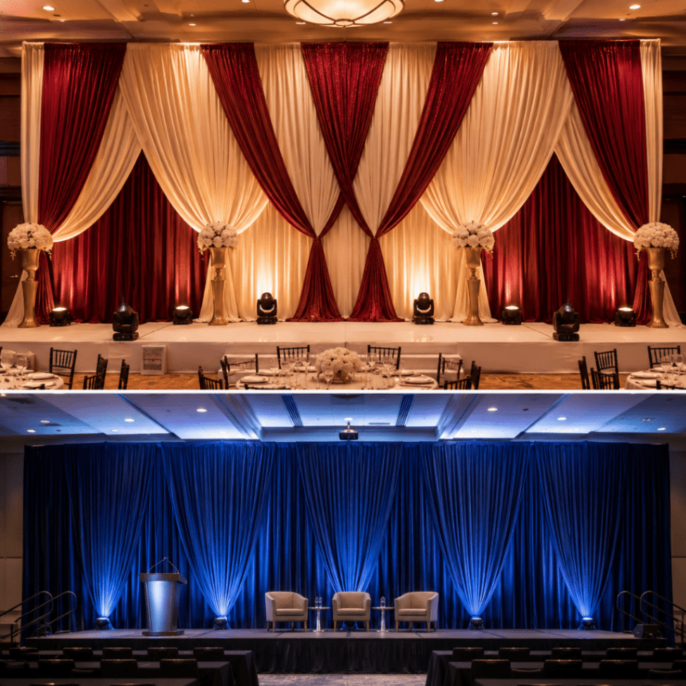 Stage backdrops