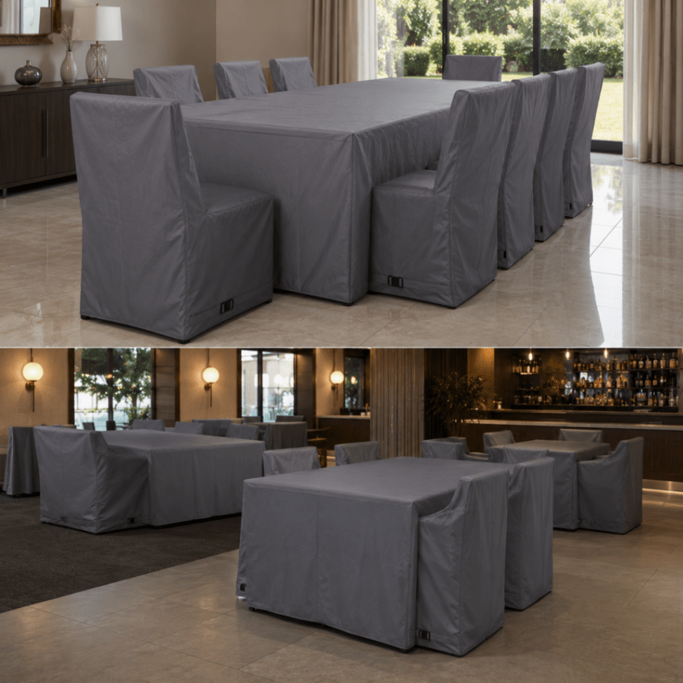 Dining set covers