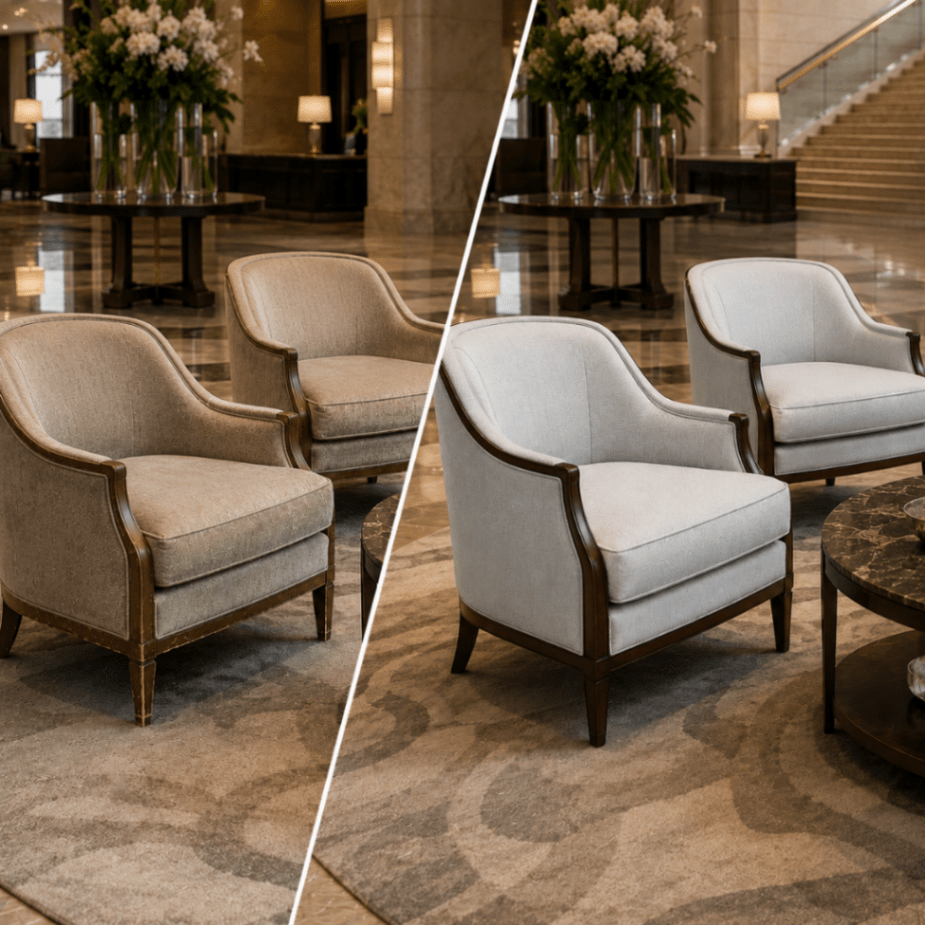 Hospitality furniture refurbishment