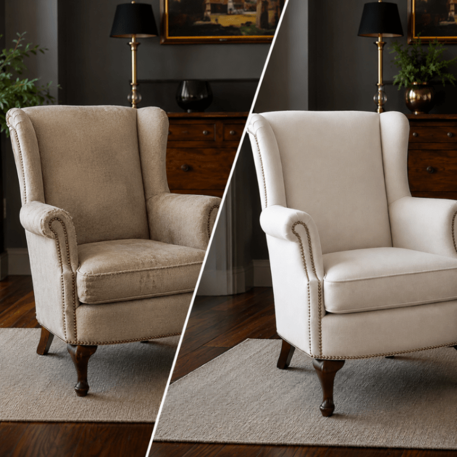 Furniture reupholstery